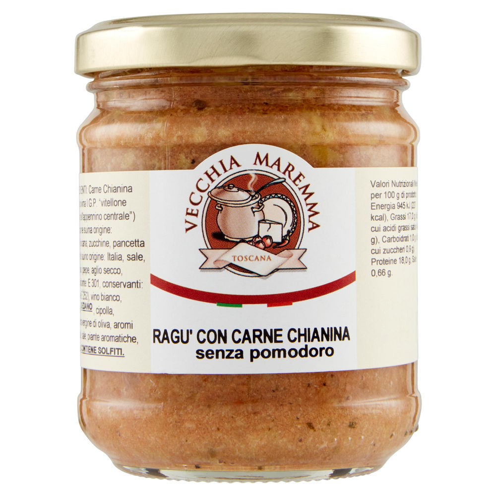 RAGU' BIANCO DI CARNE CHIANINA GR.180 - 0