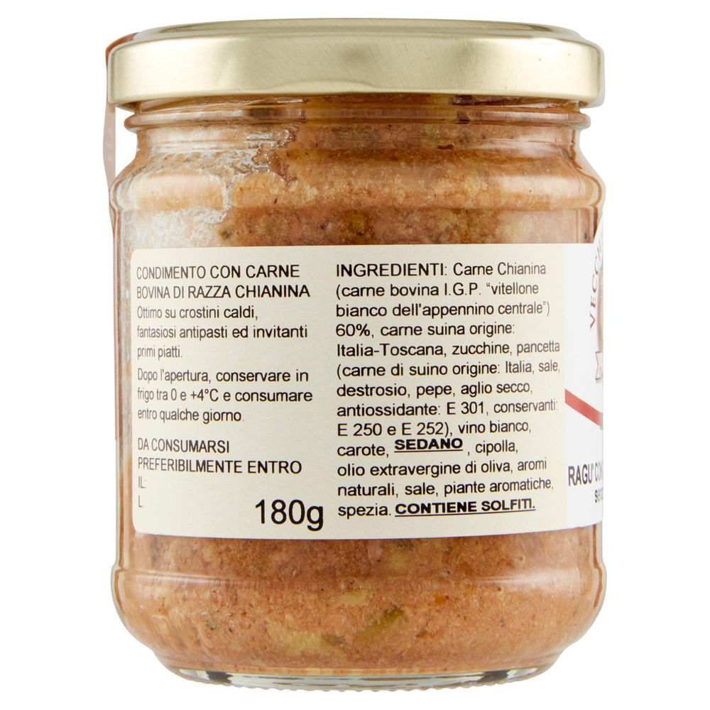 RAGU' BIANCO DI CARNE CHIANINA GR.180 - 7
