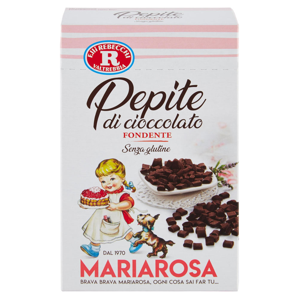 PEPITE DI CIOCCOLATO FONDENTE REBECCHI SCATOLA G 125 - 2