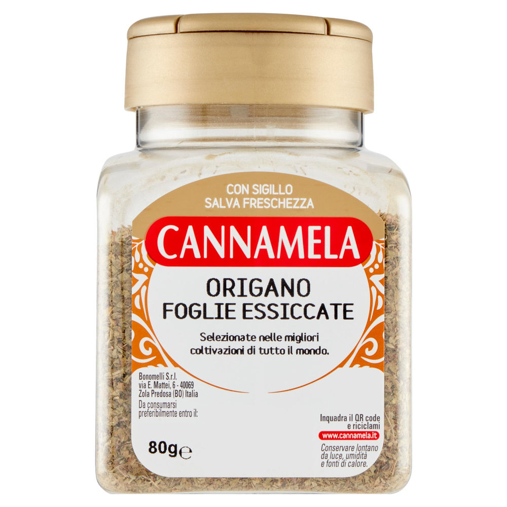 ORIGANO CANNAMELA IN FOGLIE VASO PLASTICA 80G - 0