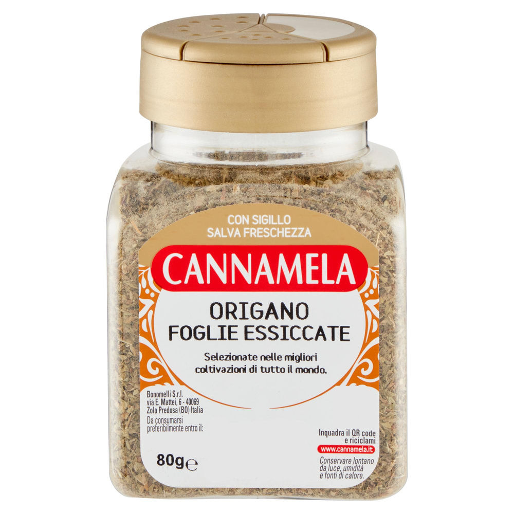 ORIGANO CANNAMELA IN FOGLIE VASO PLASTICA 80G - 2