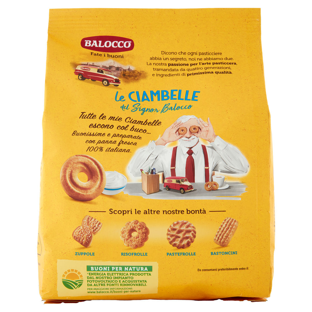 BISCOTTI CIAMBELLE BALOCCO SACCHETTO G700 NO PALMA - 1
