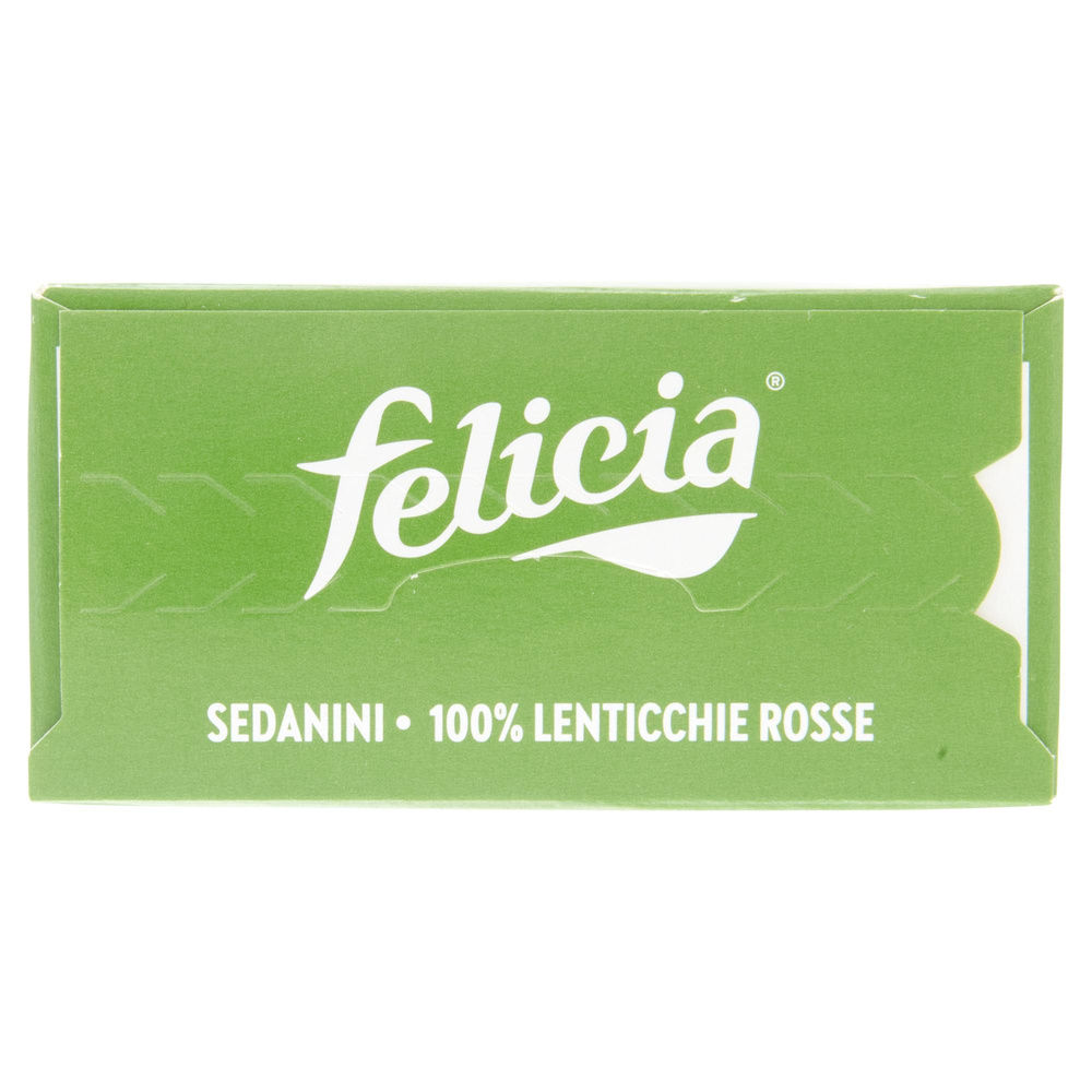 PASTA BIO LENTICCHIE ROSSE SEDANINI FELICIA SENZA GLUTINE SCATOLA 250G - 7