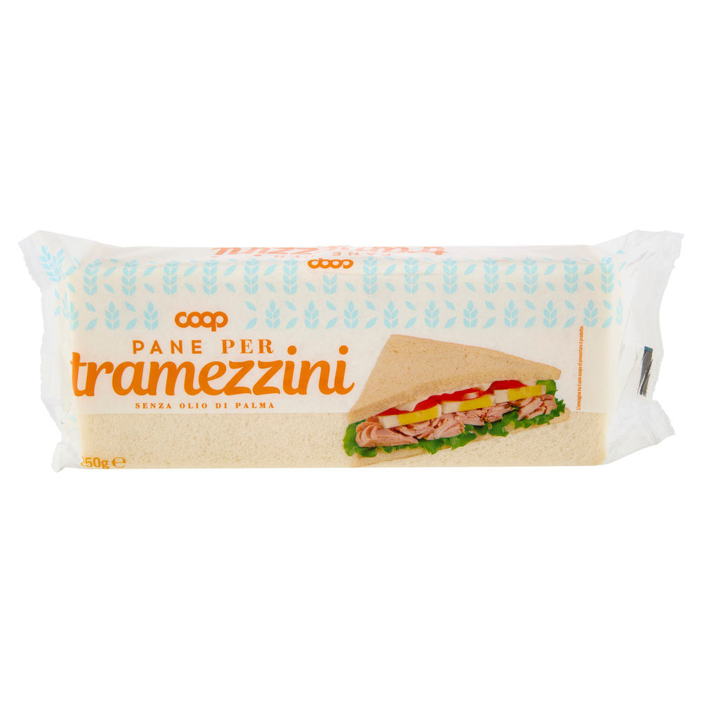 PANE PER TRAMEZZINI COOP SACCHETTO G 250 NO PALMA - 2