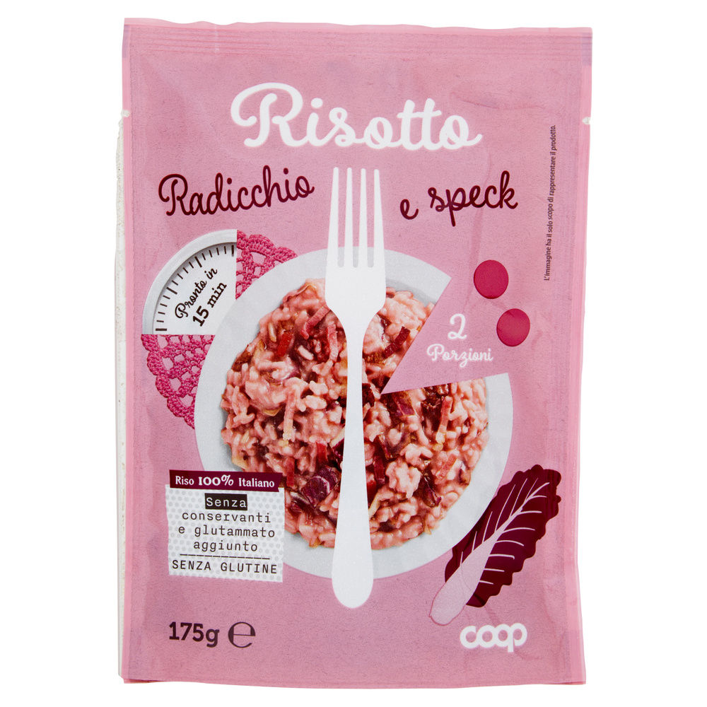 RISOTTO RADICCHIO E SPECK COOP BUSTA G175 - 2