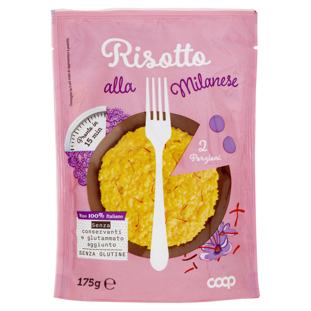 RISOTTO ALLA MILANESE COOP BUSTA G175 - 0