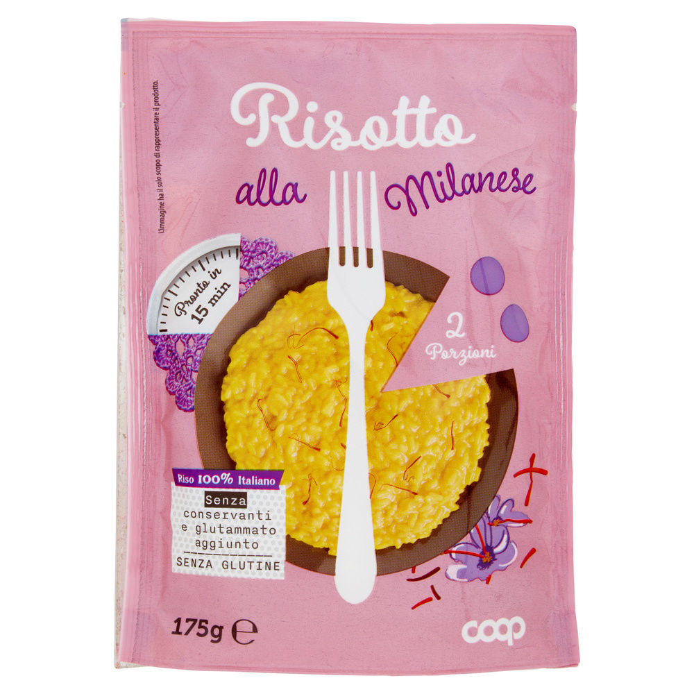 RISOTTO ALLA MILANESE COOP BUSTA G175 - 2