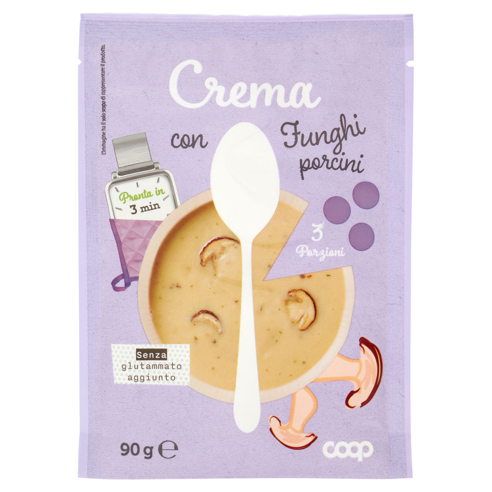 CREMA CON FUNGHI PORCINI COOP BUSTA G90 - 0
