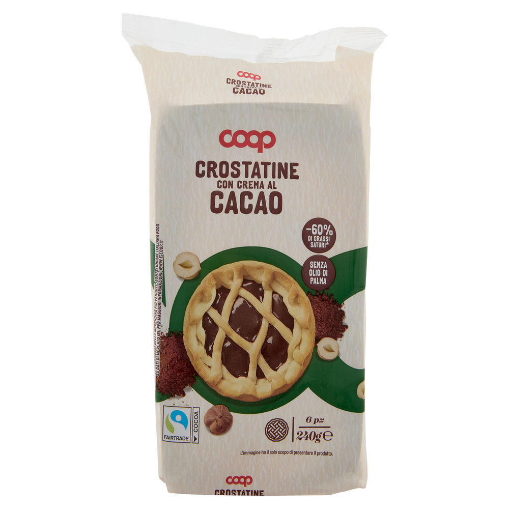 CROSTATINE CACAO COOP NO PALMA INCARTO PZ.6 XG 40 - 8