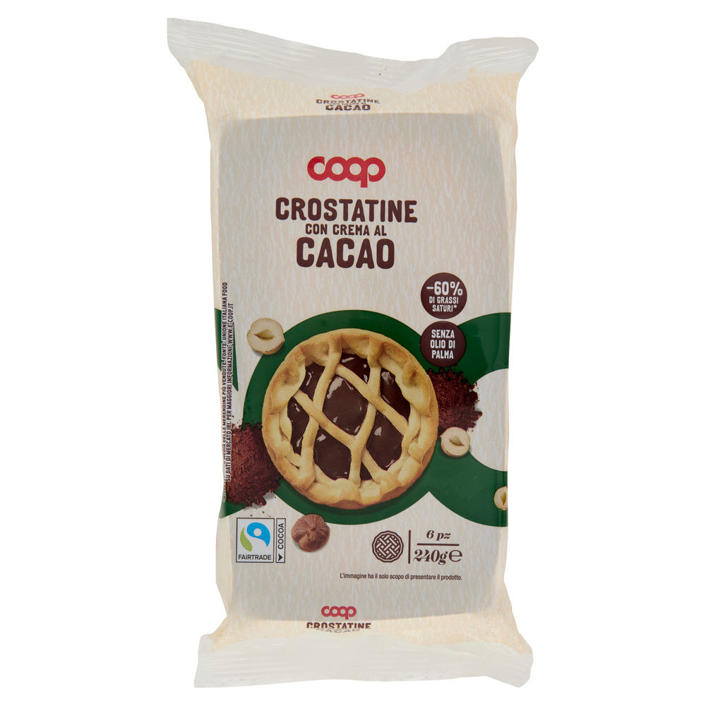 CROSTATINE CACAO COOP NO PALMA INCARTO PZ.6 XG 40 - 6