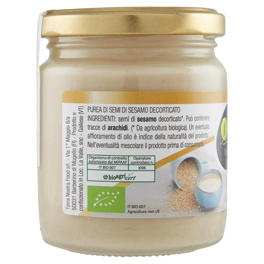 TAHIN CHIARO BIO TERRA NOSTRA 200G - 4