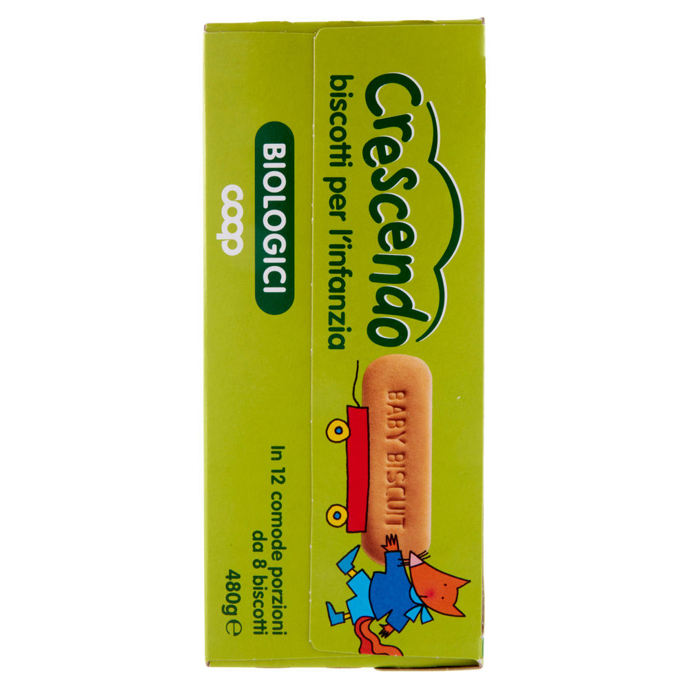 BISCOTTI INFANZIA MONOPORZIONE BIO COOP CRESCENDO  SCATOLA GR 480 - 3