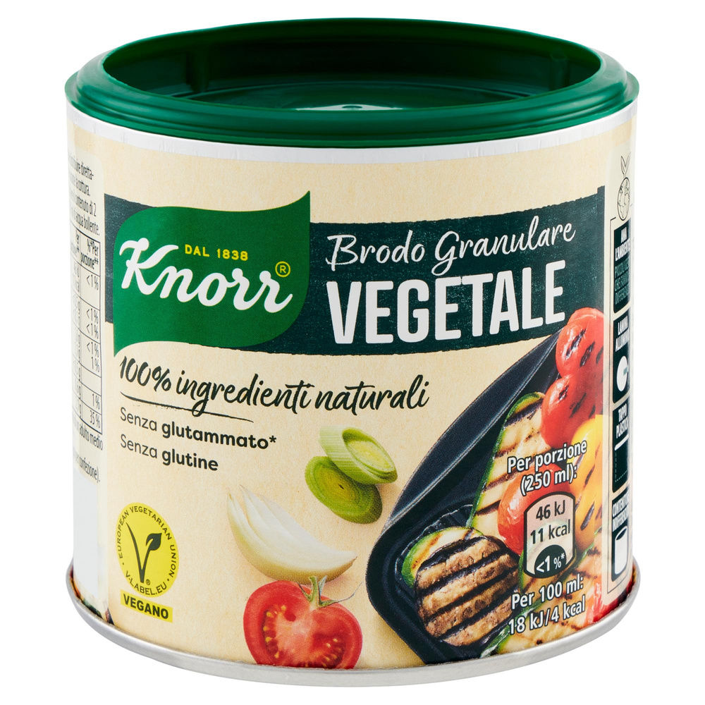 BRODO GRANULARE VERDURE 100% INGREDIENTI NATURALI KNORR G 135 - 7