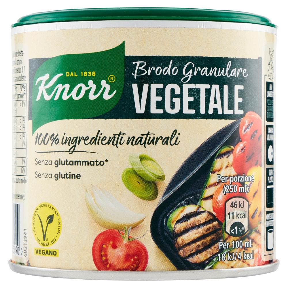 BRODO GRANULARE VERDURE 100% INGREDIENTI NATURALI KNORR G 135 - 2