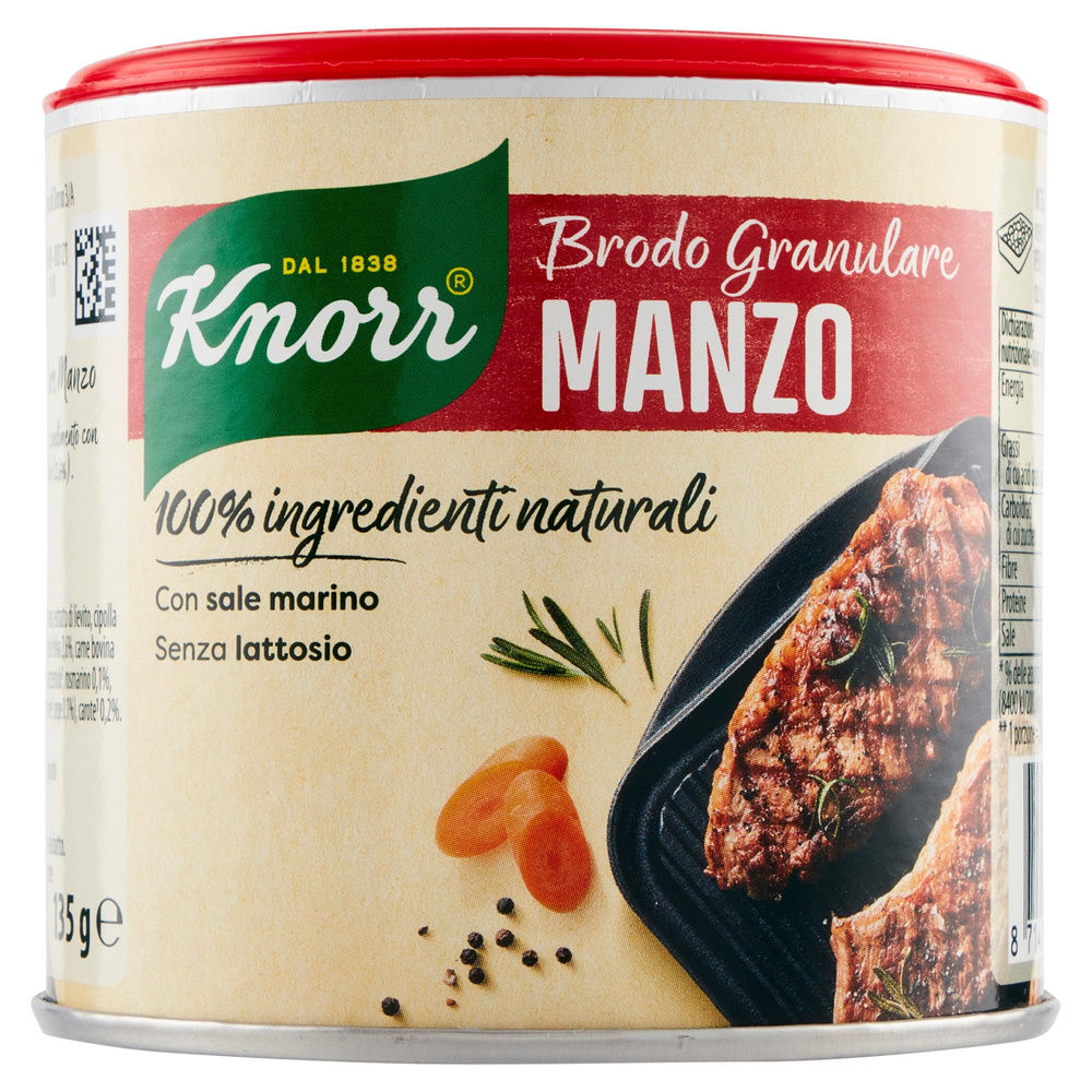 BRODO GRANULARE CLASSICO 100% INGREDIENTI NATURALI KNORR G 135 - 1