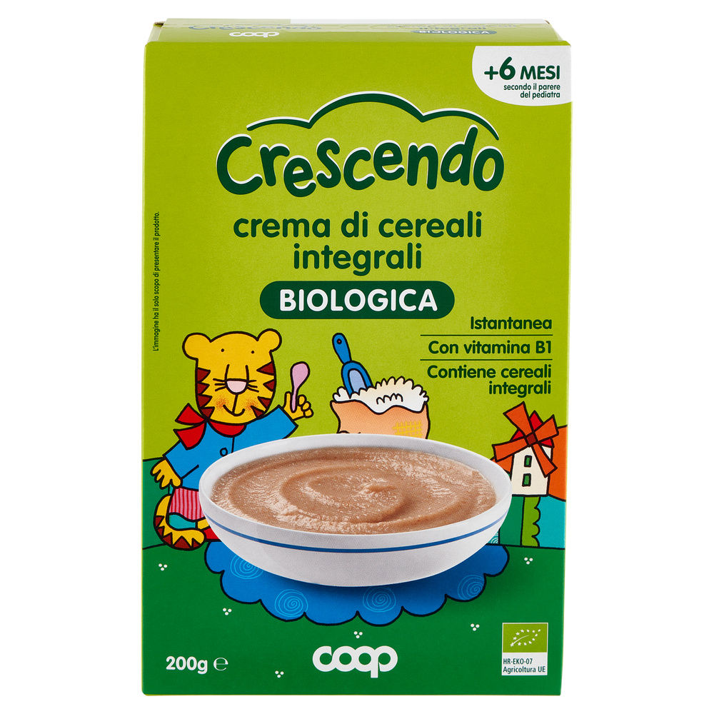 CREMA DI CEREALI MISTI INTEGRALI BIO COOP CRESCENDO SCATOLA G 200 - 2