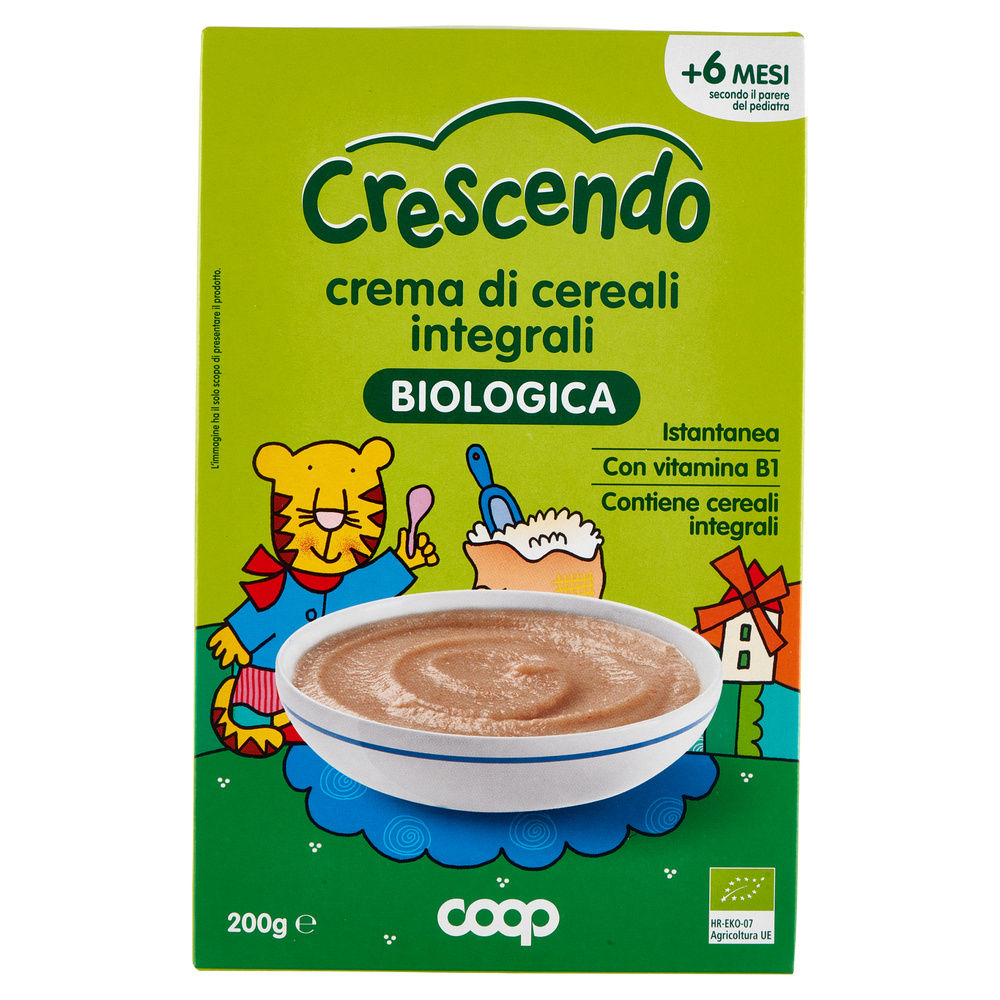 CREMA DI CEREALI MISTI INTEGRALI BIO COOP CRESCENDO SCATOLA G 200 - 3