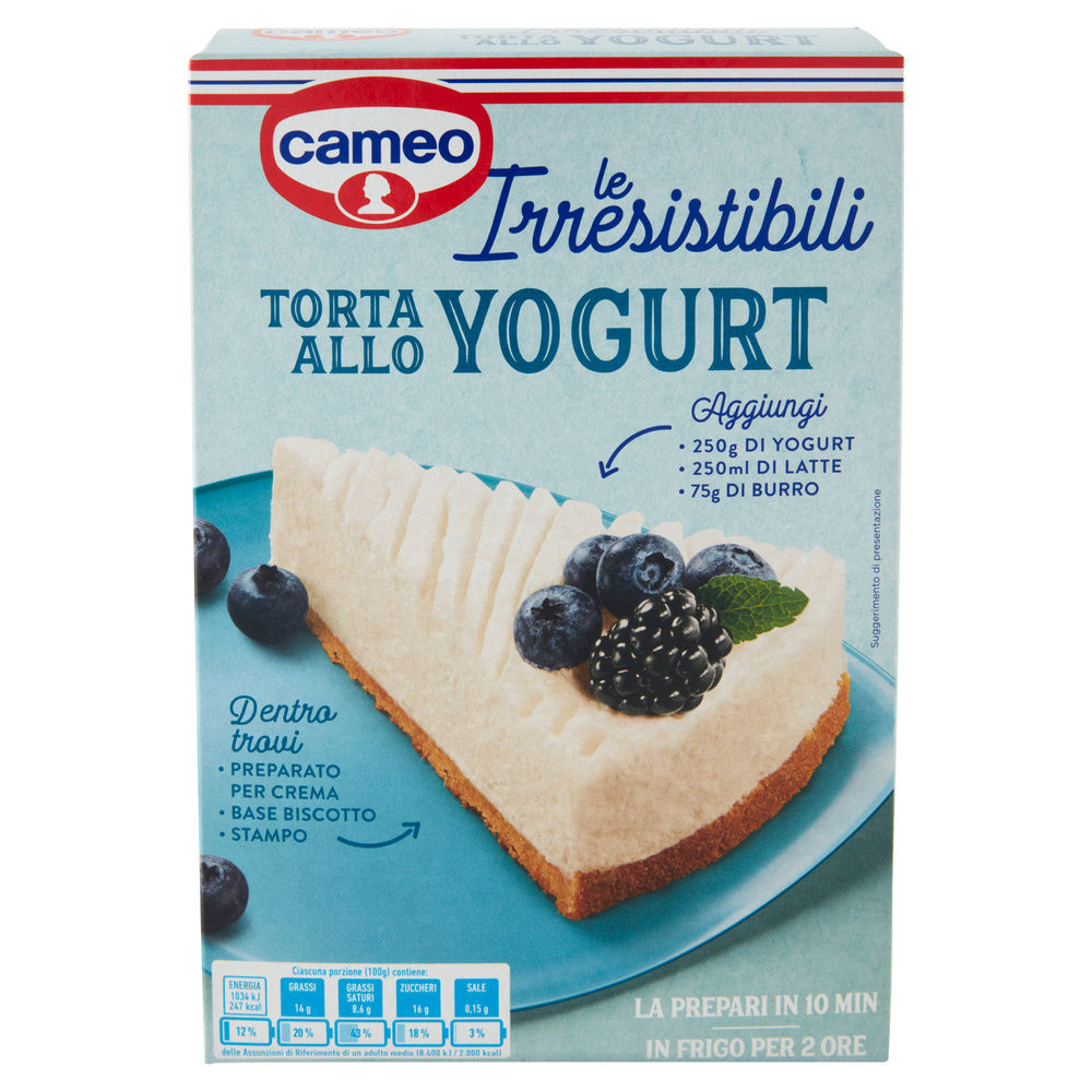 PREPARATO TORTA YOGURT INSTANT CAMEO SCATOLA G 270 - 2