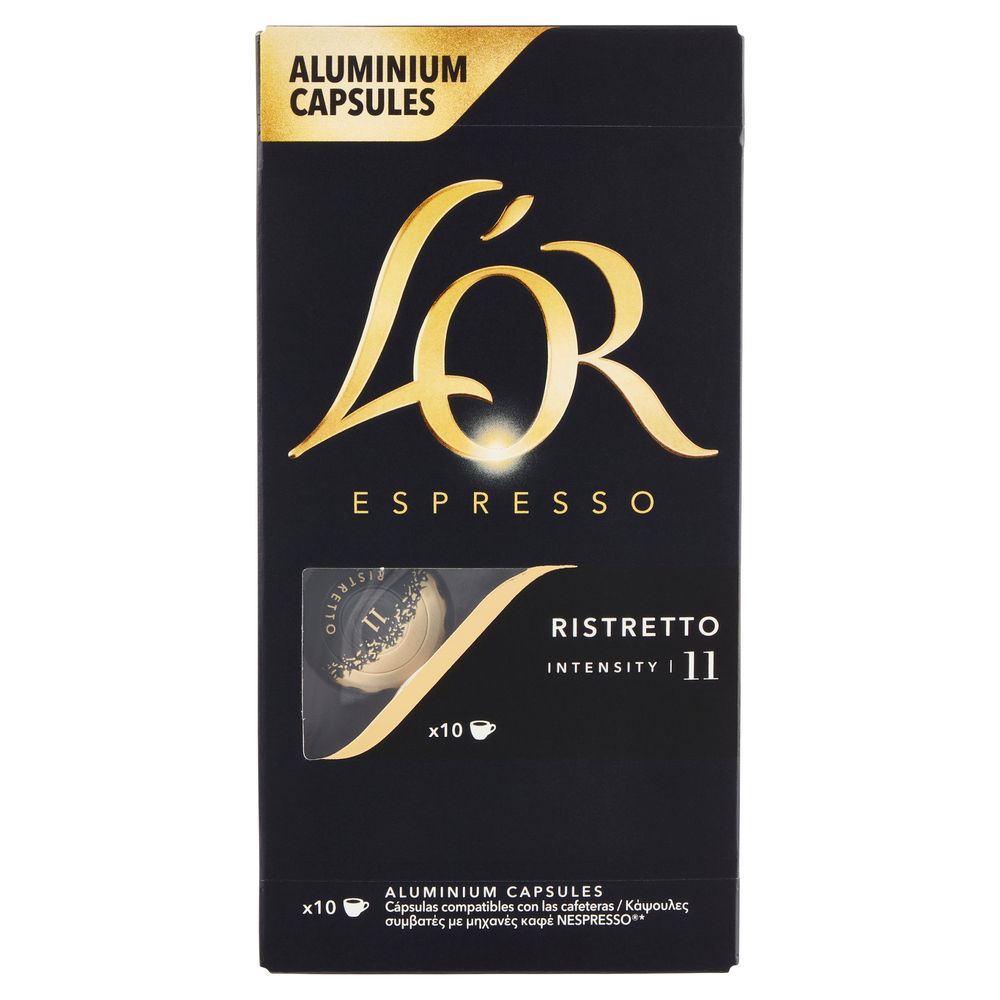 Caffe' ristretto  int 11 jde l'or scatola 10 capsule x g 5,2