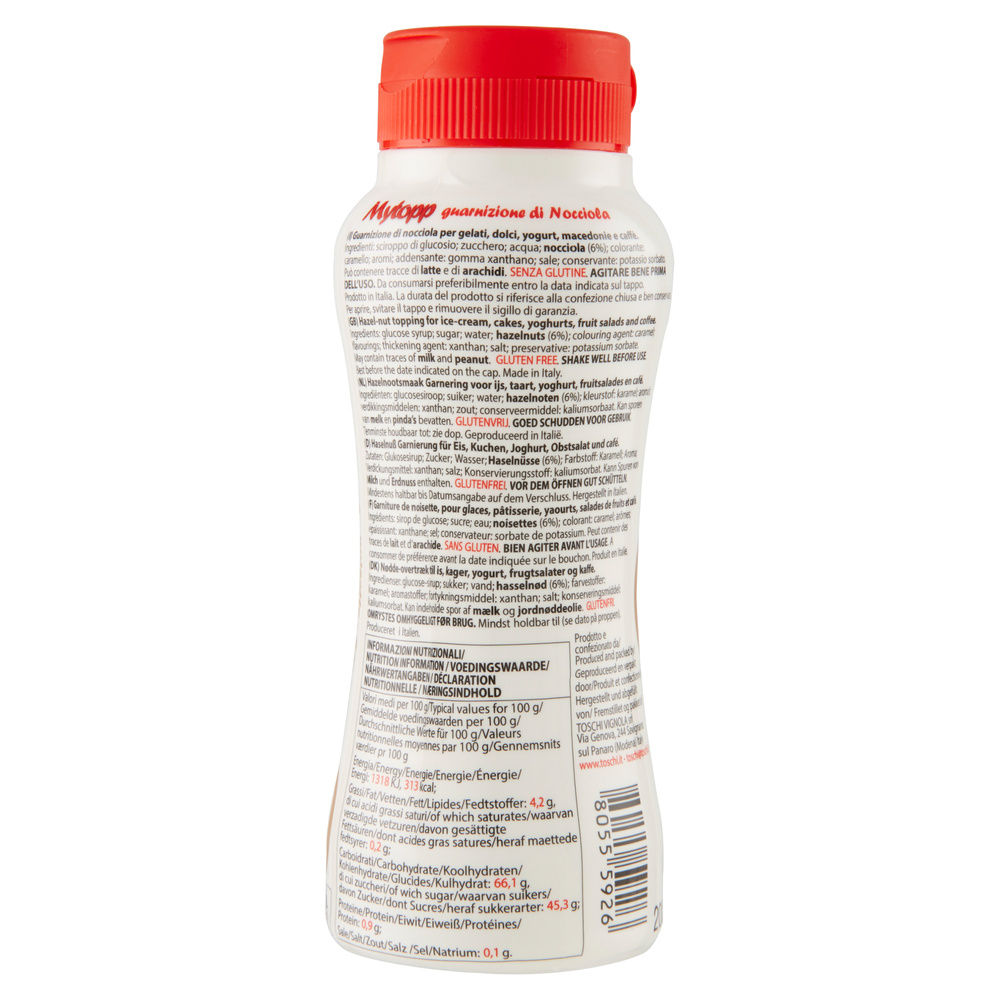 MINI TOPPING CREMA PER GUARNITURA NOCCIOLA TOSCHI G 200 - 1