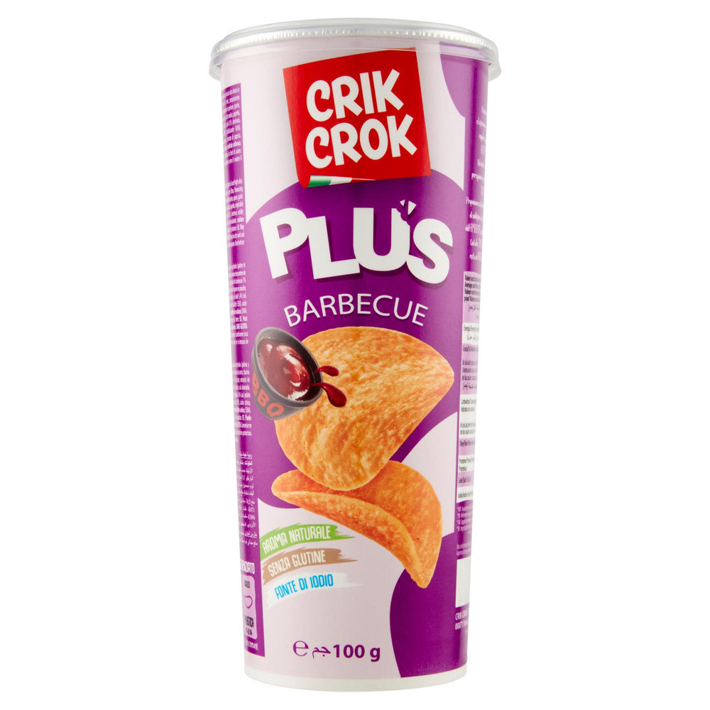 PATATINE BARBECUE CRIK CROK PLUS 100G - 0