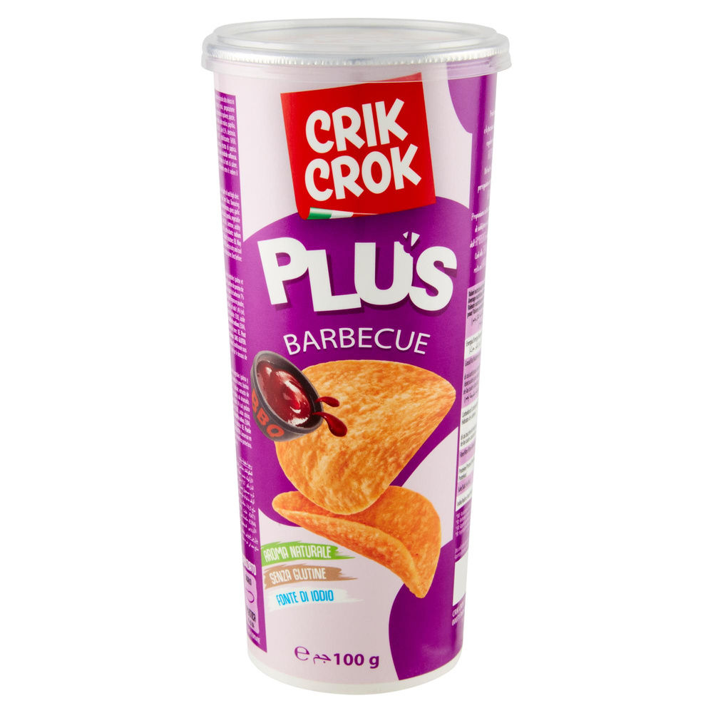 PATATINE BARBECUE CRIK CROK PLUS 100G - 2