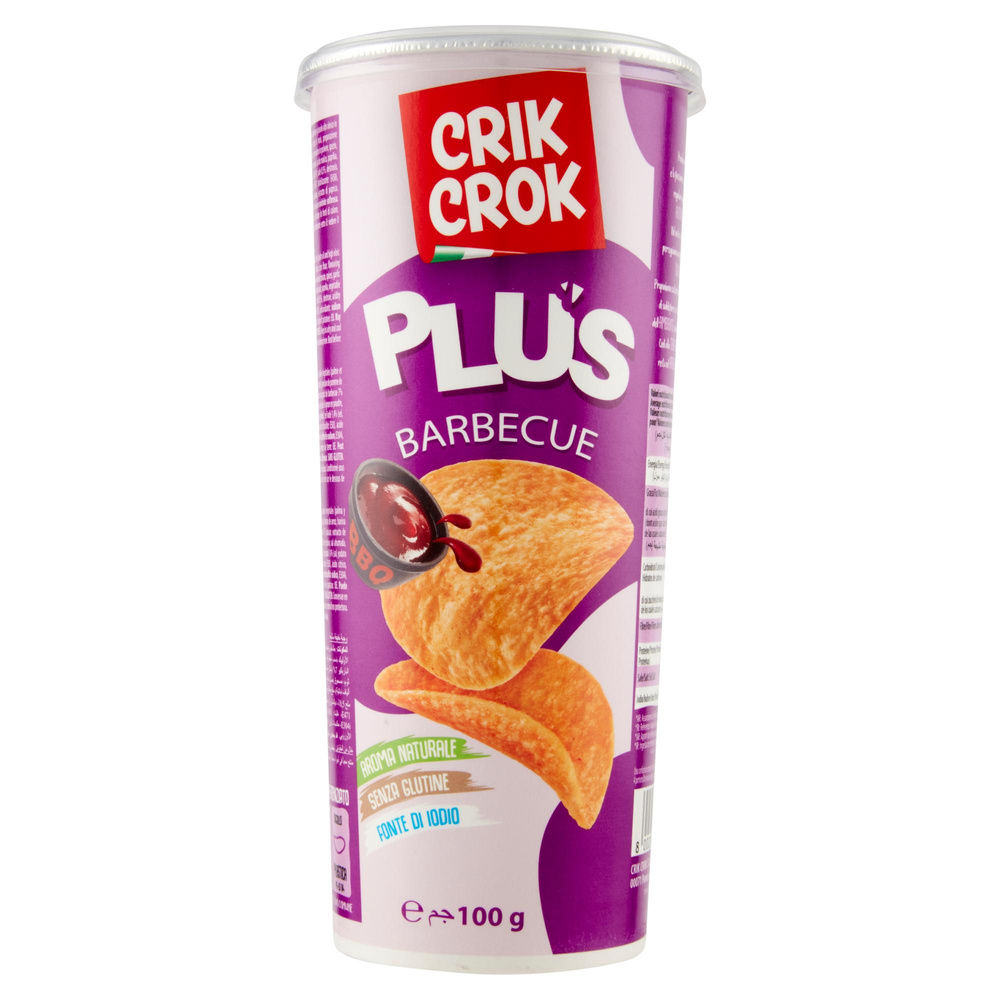 PATATINE BARBECUE CRIK CROK PLUS 100G - 3