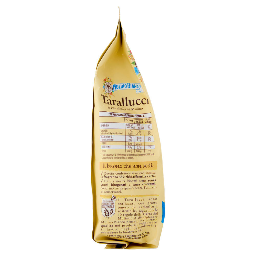 BISCOTTI TARALLUCCI MULINO BIANCO SACCHETTO GR.350 - 12