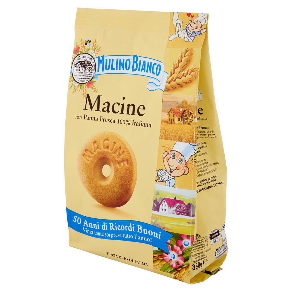 BISCOTTI MACINE MULINO BIANCO SACCHETTO GR.350 - 17