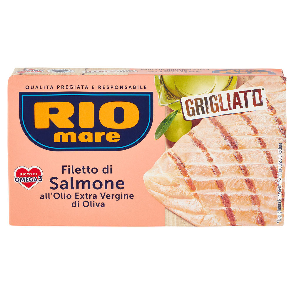 RIO MARE FILETTO DI SALMONE GRIGLIATO OLIO EXTRAVERGINE DI OLIVA G 125 - 2