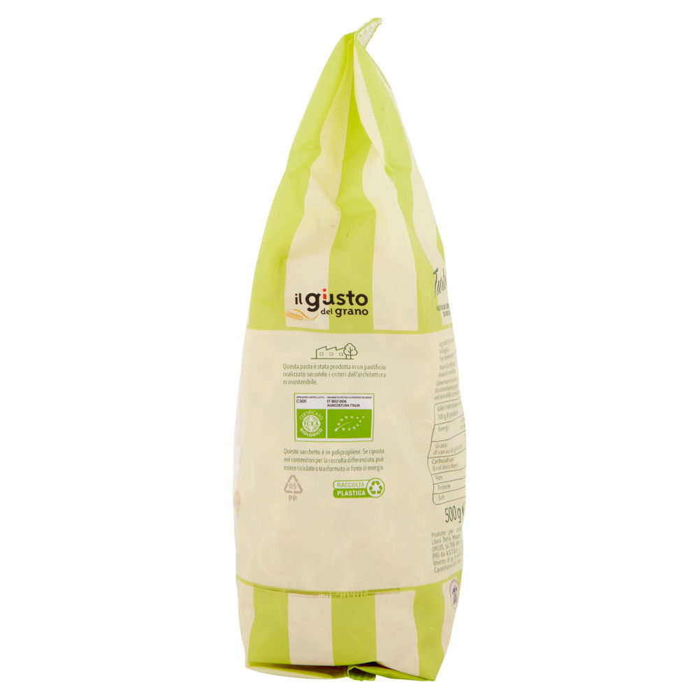 PASTA DI SEMOLA DI GRANO DURO BIOLOGICO TURBANTI LIBERA TERRA G 500 - 7