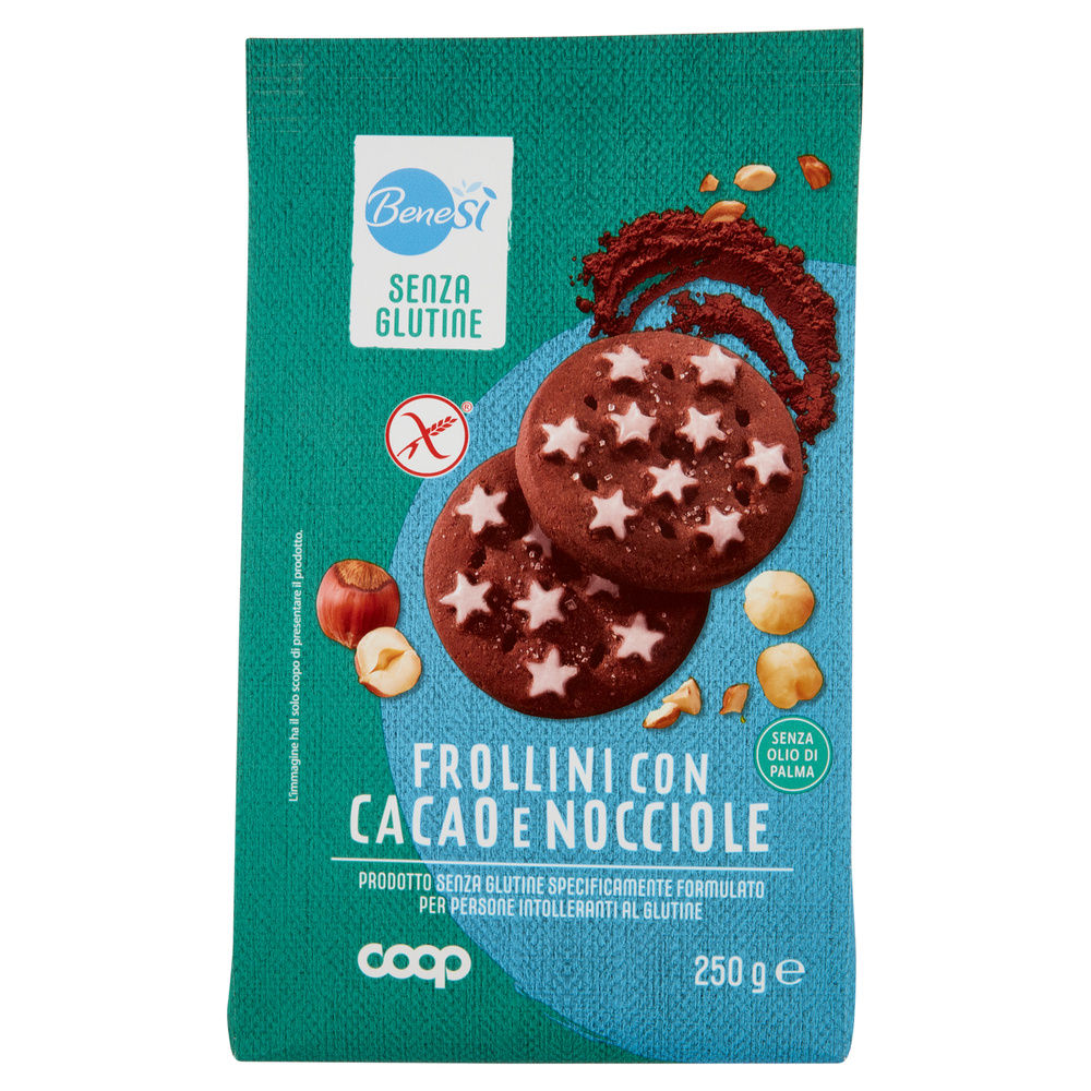 FROLLINO CACAO E NOCCIOLE S/GLUTINE BENESI' COOP SACCHETTO G 250 - 2