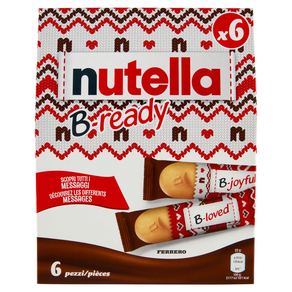 NUTELLA B-READY T6 FERRERO SACCHETTO G 132 - 17