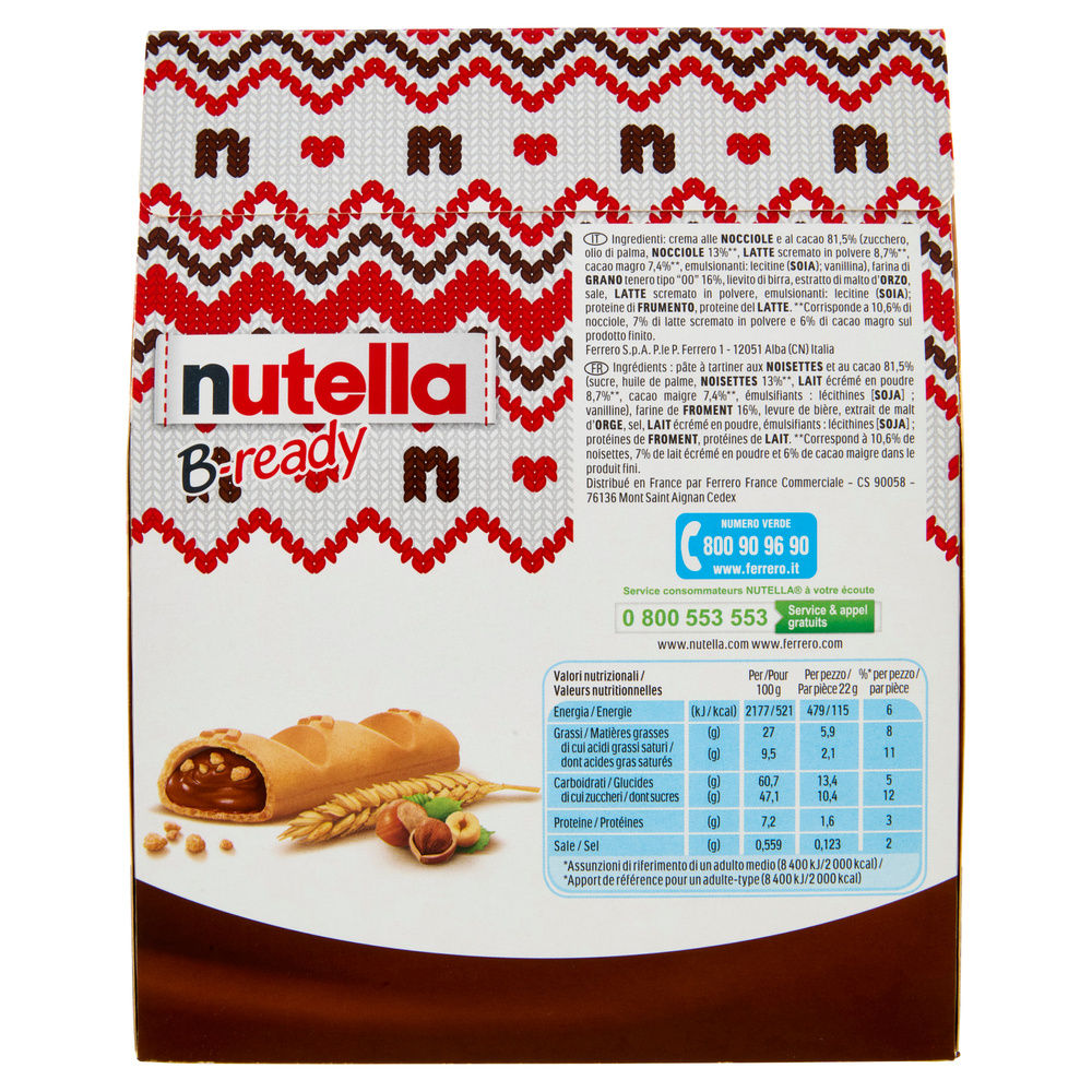 NUTELLA B-READY T6 FERRERO SACCHETTO G 132 - 20