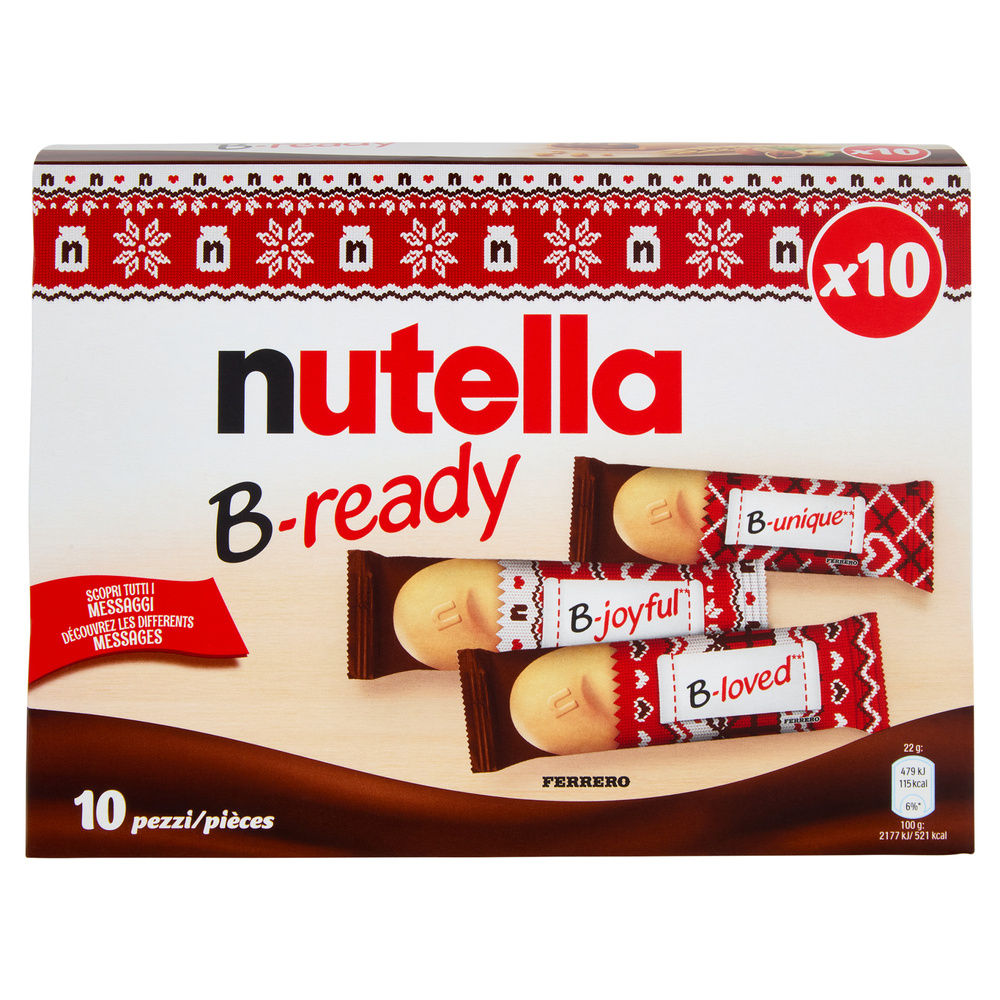 NUTELLA B-READY T10 FERRERO SACCHETTO G 220 - 9
