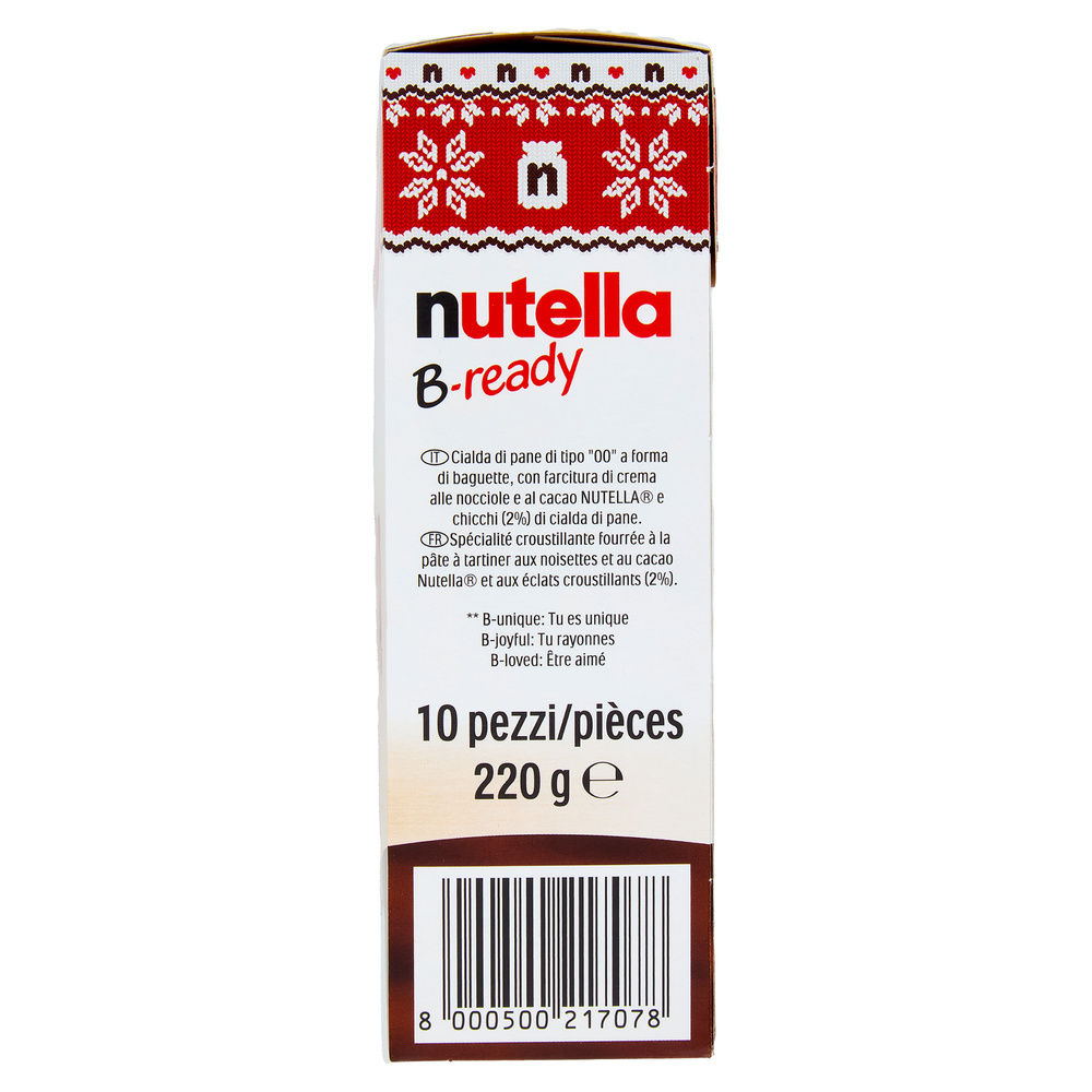 NUTELLA B-READY T10 FERRERO SACCHETTO G 220 - 13