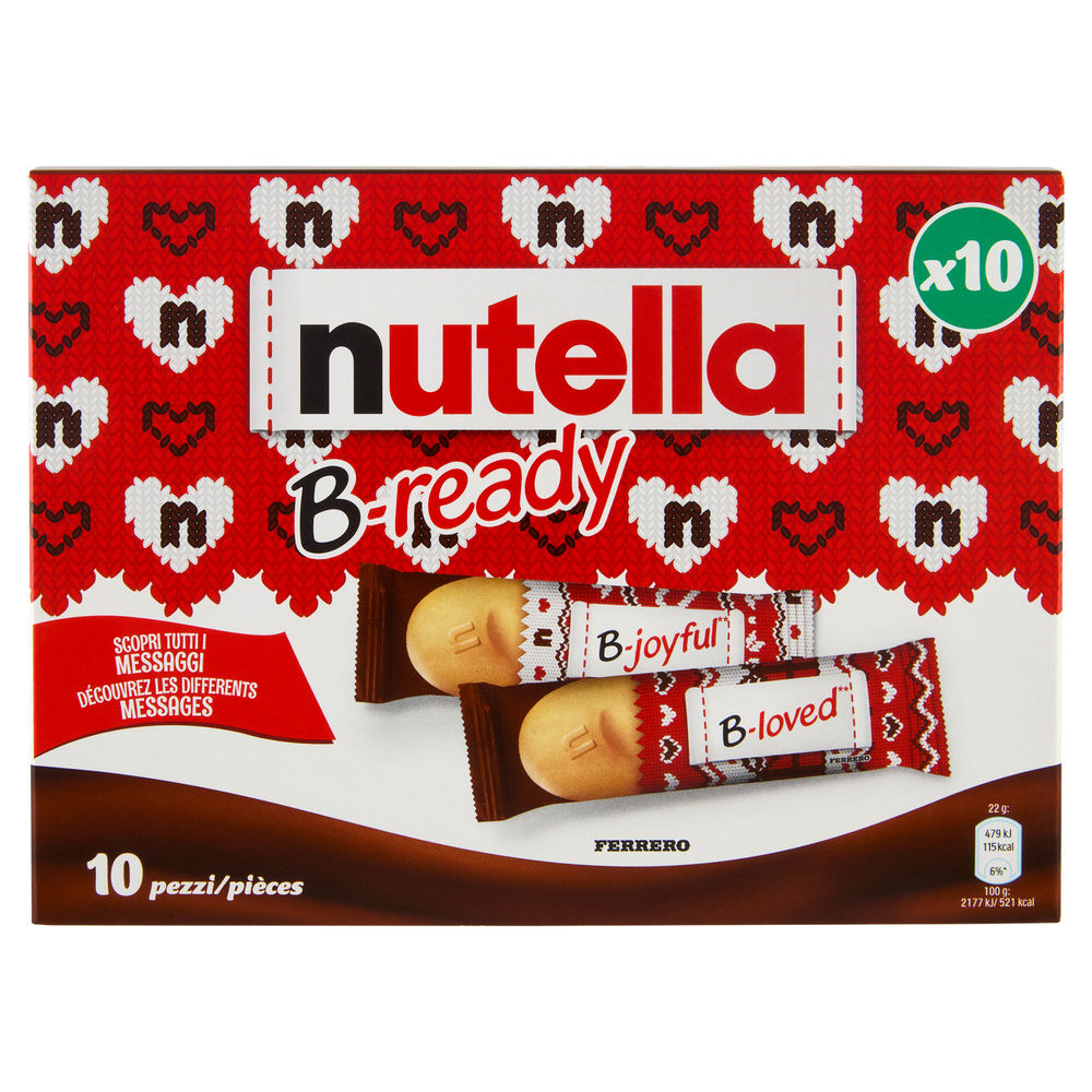 NUTELLA B-READY T10 FERRERO SACCHETTO G 220 - 0