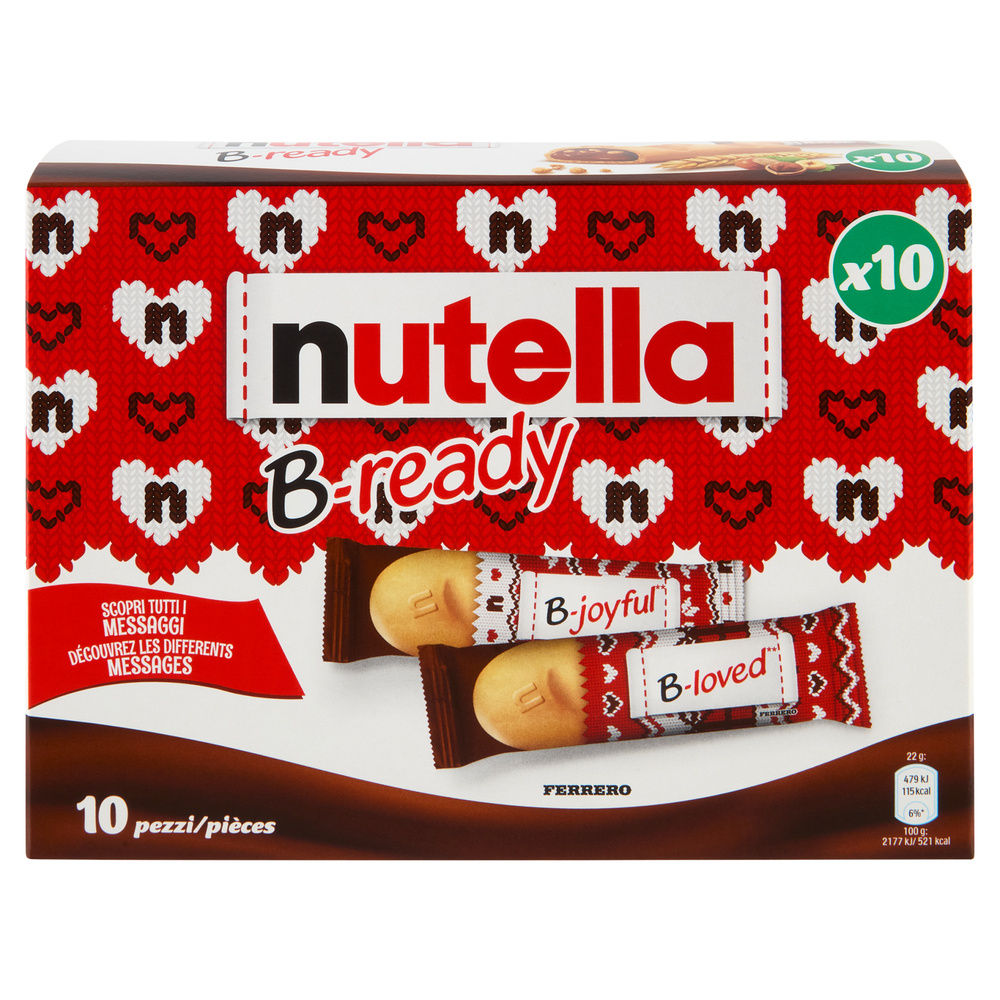NUTELLA B-READY T10 FERRERO SACCHETTO G 220 - 17