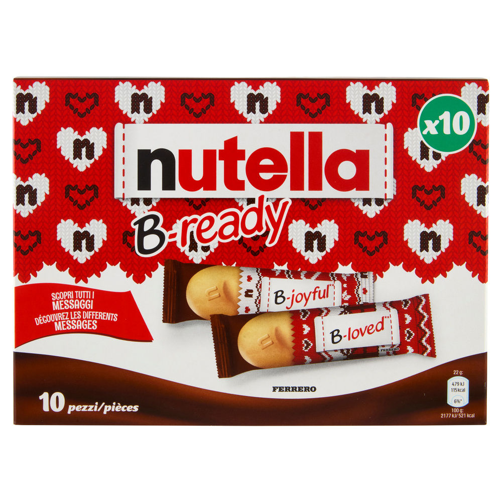 NUTELLA B-READY T10 FERRERO SACCHETTO G 220 - 18