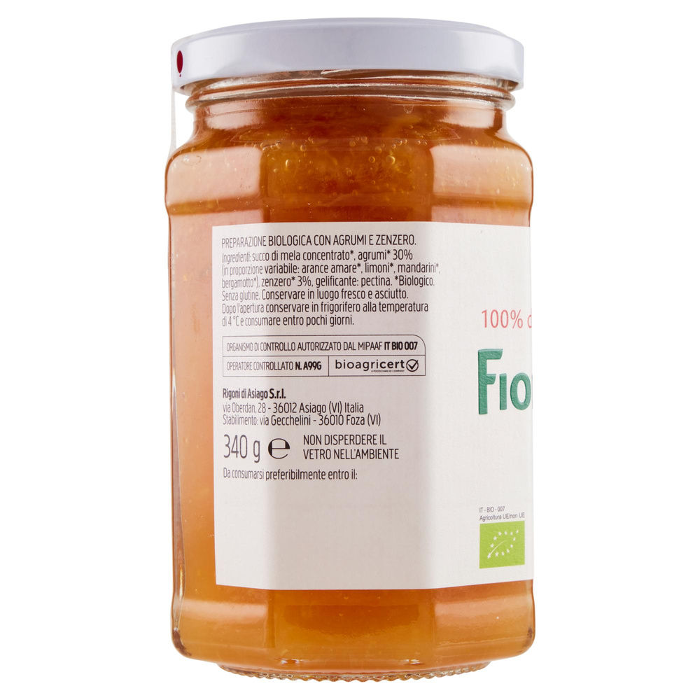 FIORDIFRUTTA AGRUMI E ZENZERO BIO RIGONI G 340 - 4