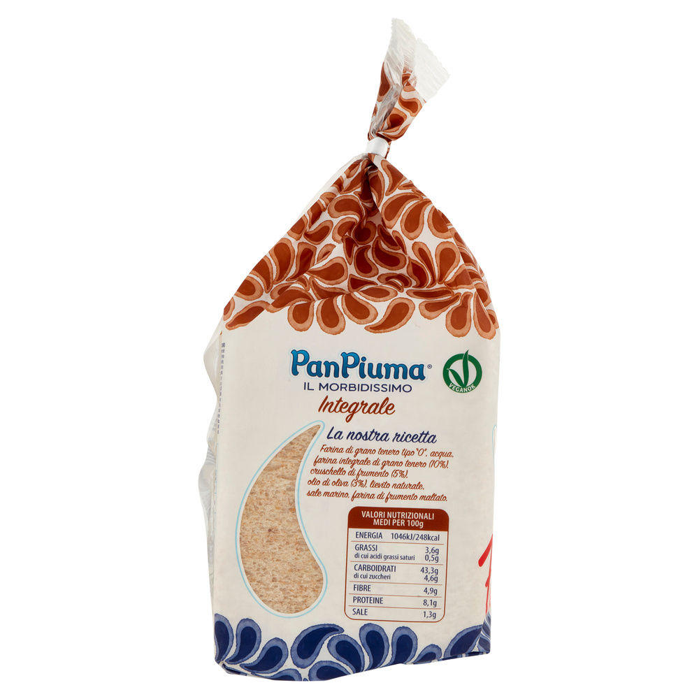 PAN PIUMA INTEGRALE CLASSICO ARTE BIANCA 400G - 4