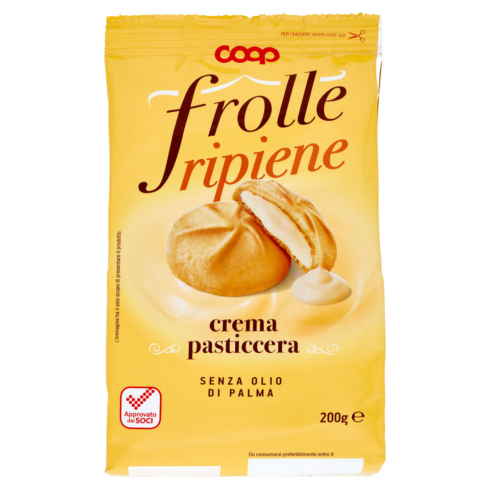 FROLLE RIPIENE CON CREMA PASTICCERA COOP G 200 NO PALMA - 0