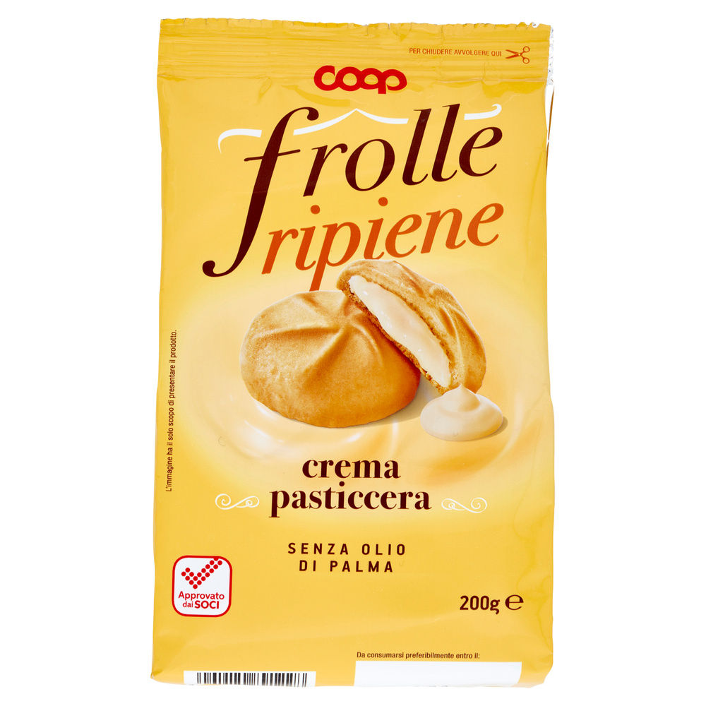 FROLLE RIPIENE CON CREMA PASTICCERA COOP G 200 NO PALMA - 8