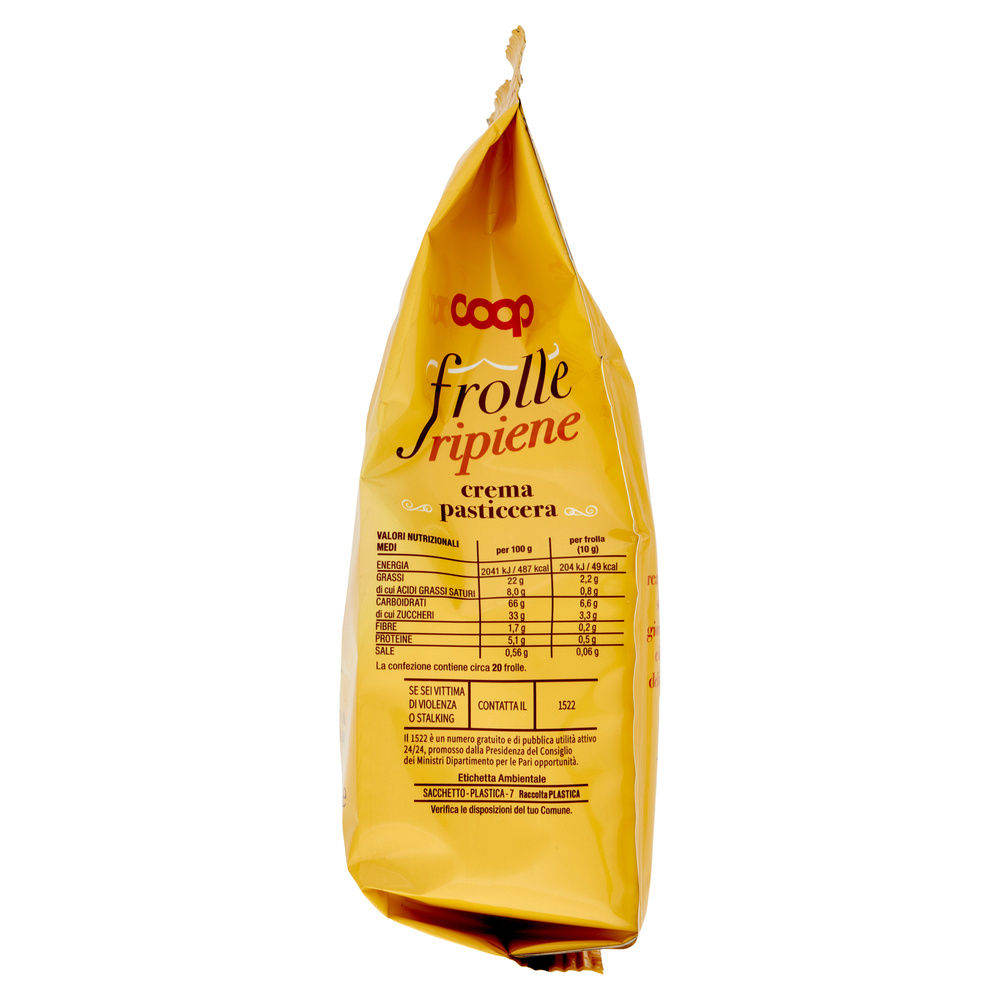 FROLLE RIPIENE CON CREMA PASTICCERA COOP G 200 NO PALMA - 4