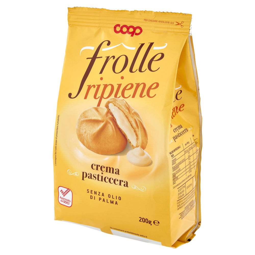 FROLLE RIPIENE CON CREMA PASTICCERA COOP G 200 NO PALMA - 7