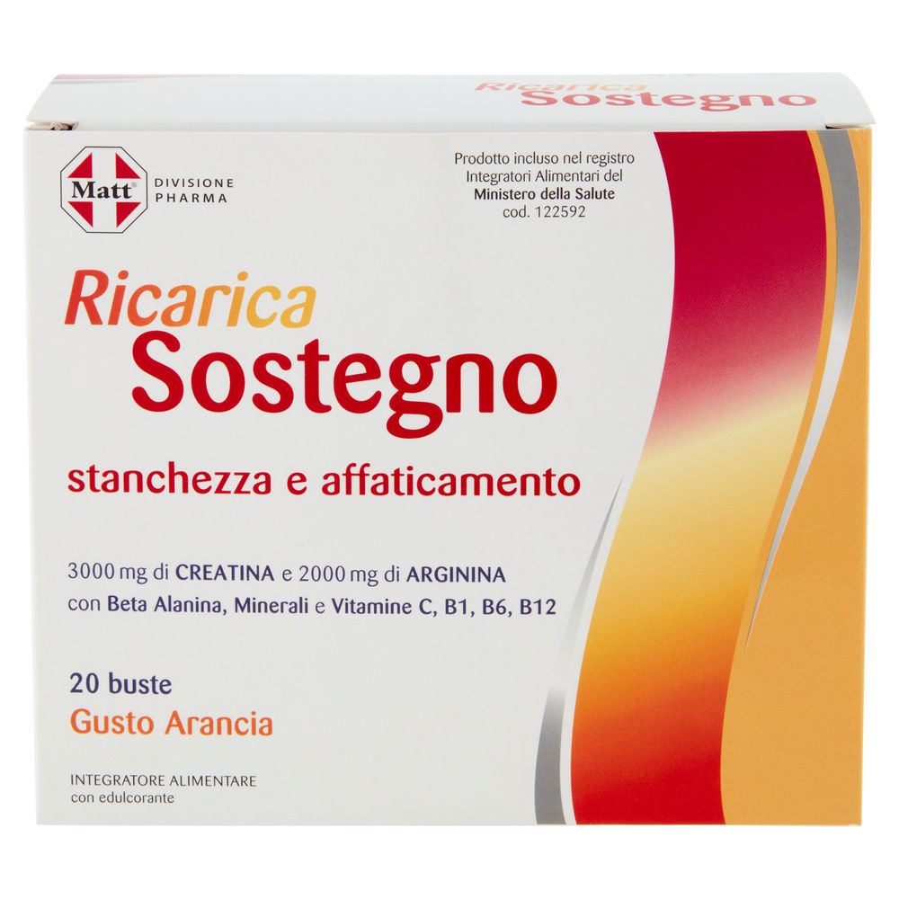 INTEGRATORE PIU' SOSTEGNO MATT&DIET PHARMA SCATOLA 20 BUSTEXG8 - 5