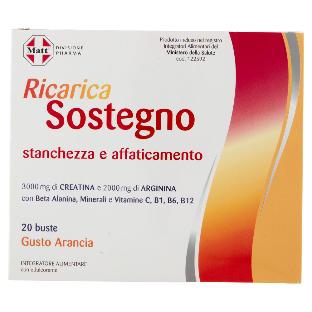 INTEGRATORE PIU' SOSTEGNO MATT&DIET PHARMA SCATOLA 20 BUSTEXG8 - 6