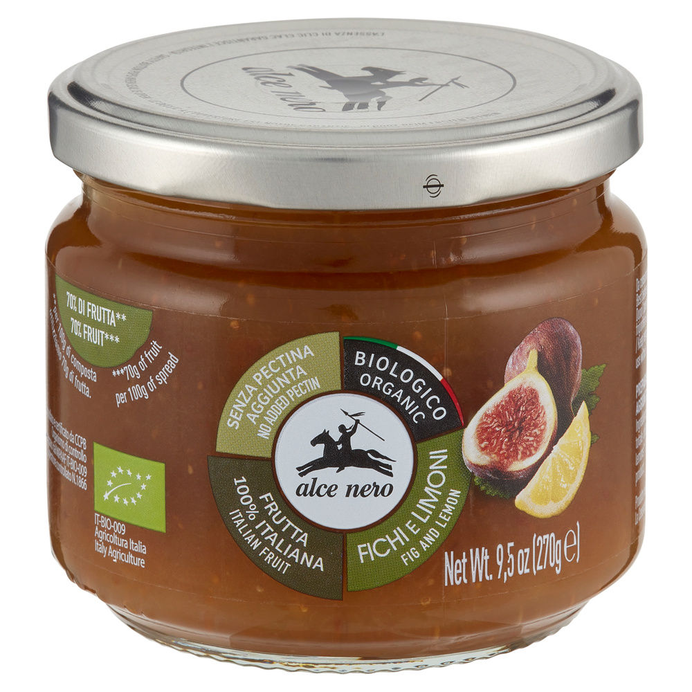 COMPOSTA BIO DI FICHI E LIMONI ALCE NERO BARATTOLO G 270 - 7