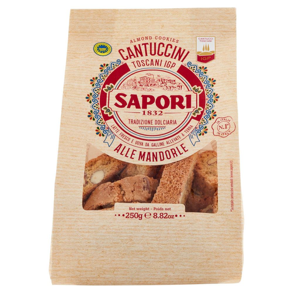 CANTUCCINI TOSCANI IGP ALLE MANDORLE SAPORI G 250 - 3