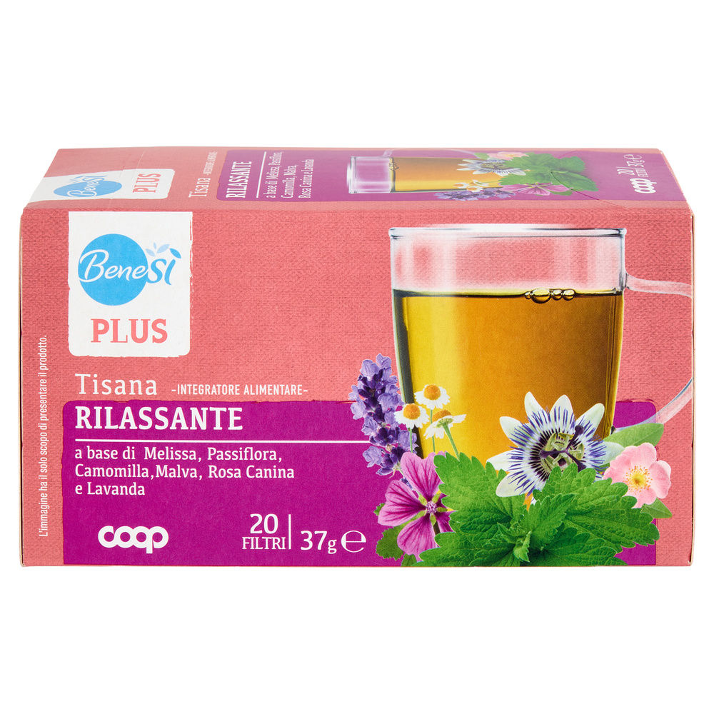 TISANA RILASSANTE MELISSA PASSIFLORA E CAMOMILLA BENESI' COOP SC 20FL G 37 - 16